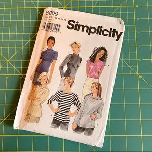 90s Simplicity Pattern #8809